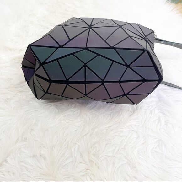 Hot One Geometric Luminous Shoulder Bag with Crossbody Strap - Picture 12 of 16